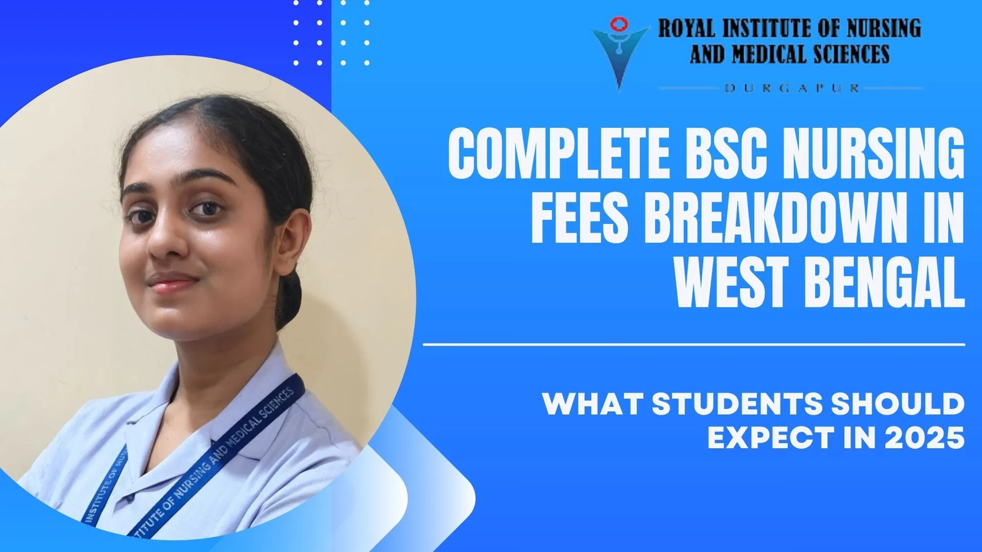 BSc Nursing fees breakdown in West Bengal for 2025
