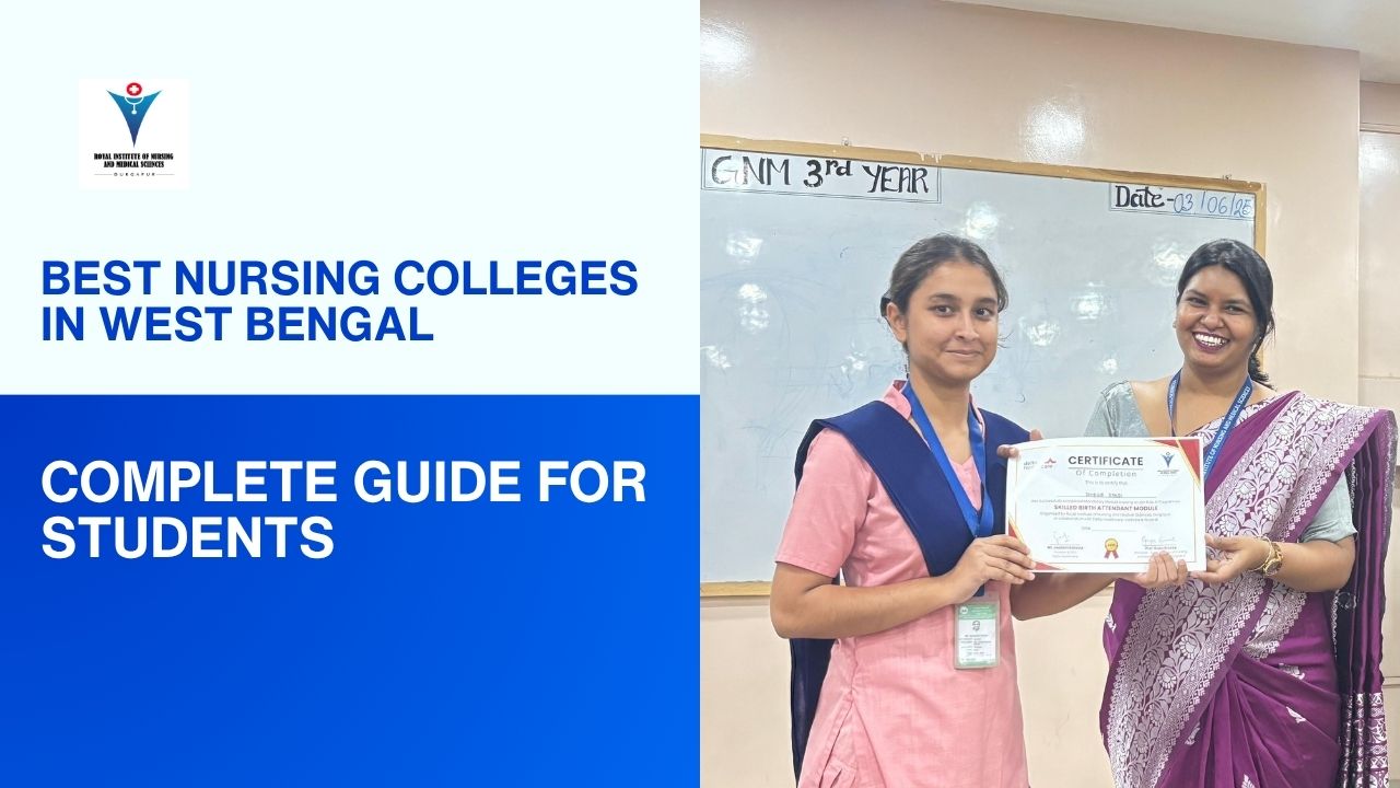 best nursing colleges in west bengal students training
