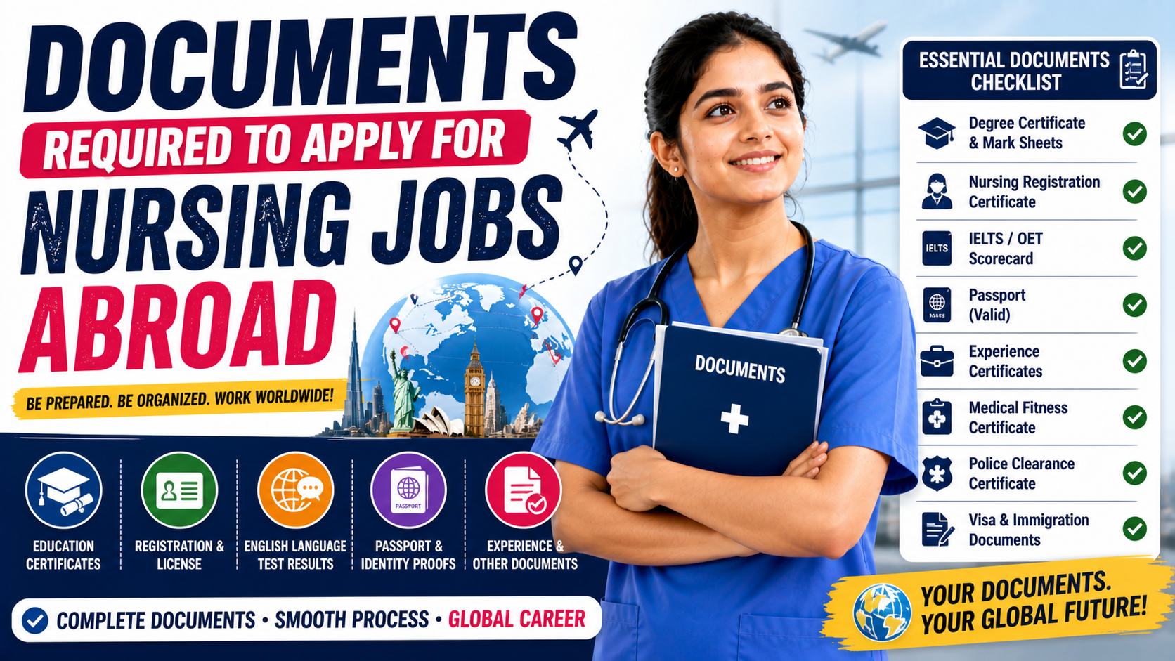 Documents Required to Apply for Nursing Jobs Abroad